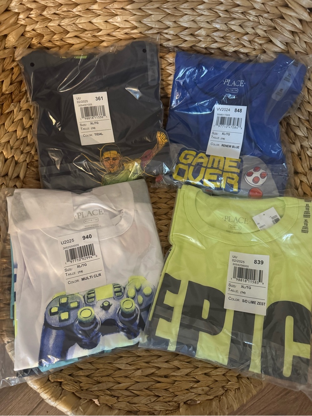 The Childrens Place T-Shirt Bundle - XL